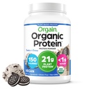 Orgaaniline veganvalgu pulber, küpsised ja kreem - 21g taimepõhine valk, 7g prebiootiline kiudaine, madal netosüsivesikuid, laktoosisisaldust ei ole lisatud suhkrut, mitte-GMO, raputamiseks ja smuutideks, 2,03 lb
