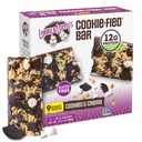 Lenny & Larry's Cookie-fied Protein Bar – Cookies & Creme Vegan Protein Bars 9x45g – Healthy Snacks with 12g Plant Protein & 5g Fiber – Gluten free Power Bar, Keto Friendly, Non-GMO & Vegan