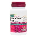 Natures Plus taimsed toimeained Punane pärmi riis, laiendatud vabanemine - 600mg, 30 vegani tabletti - taimsed toidulisandid - taimetoitlane, gluteenivaba - 30 serveerimist