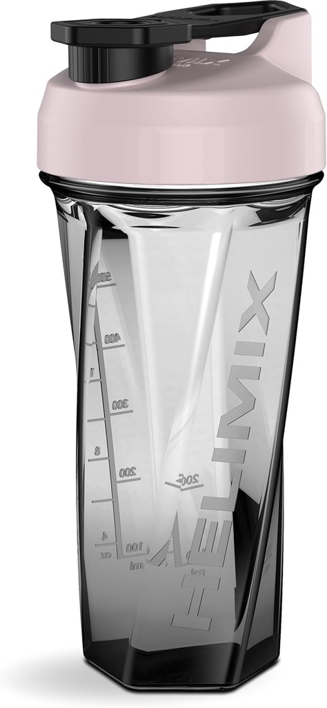 HELIMIX 2.0 Vortex Blender Shaker Bottle hoiab kuni 28oz | Segamiskuuli ega viskit | USA Made | Portable Pre Workout Whey Protein Drink Shaker Cup | Segab kokteile Smoothies Shakes | Top Rack Safe