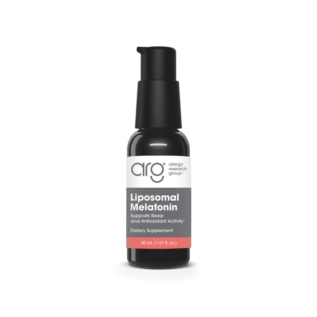 Allergia uurimisrühm Liposomaalne melatoniini lisand - suukaudne unepihusti täiskasvanutele, 1mg vedel melatoniin, puhas, kiire toimega valem - 1 Fl Oz