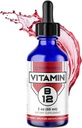 FWS Vedel B12 tilgad Vitamiin B12 täiendus 5000 mcg Sublingvaalne Metüülkobalamiin Orgaaniline mitte-GMO Vegan Suur imendumine Metüül B12 Reguleeritav annus toetab suurenenud energia tootmist