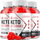 (3 Pack) Vista Keto ACV Gummies - Advanced Formula Vista Keto Plus ACV Gummies Apple Siider Äädikas Vista ACV toidulisand Mehed (180 Gummies)
