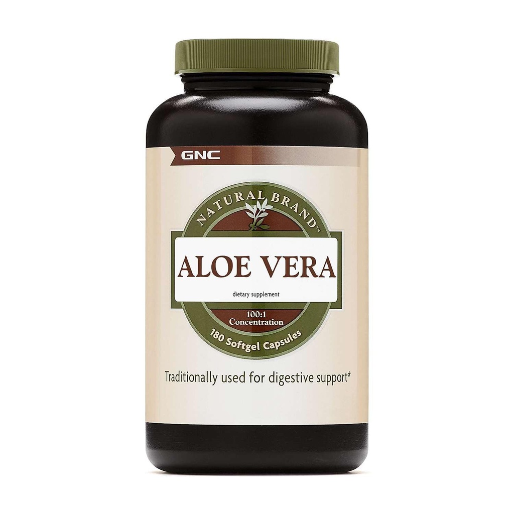 GNC Natural Brand Aloe Vera SoftGel kapslid