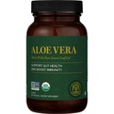 Globaalne tervendamine Aloe Vera Bio-Active Organic Leaf Supplement - 200x Concentrate valem koos kõrgeima kontsentratsiooni atsemannan - Aloin-Free - Soolestiku tervise ja immuunsüsteemi tugi - 60 kapslit