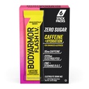 BODYARMOR Kofeiinitud Flash I.V. Elektrolüütide paketid - Dragonfruit Berry - nullsuhkru energiajoogi segu, ühe serveerimise pakendid, eeltreeningu hüdraat, Travel Essentials, aktiivne elustiil (6 loend)