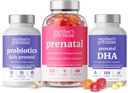 Ema lubadus Sünnieelne Vitamiin Kummid + Sünnieelne DHA & Sünnieelne Probiootikumid Bundle