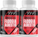 2400mg Fadogia Agrestis Tongkat Ali Supplements - Kolmanda osapoole testitud - 1400mg Fadogia Agrestis & 1000mg Tongkat Ali, maksimaalne tugevus, lihaste mass ja sportlik jõudlus, 2 pakendit