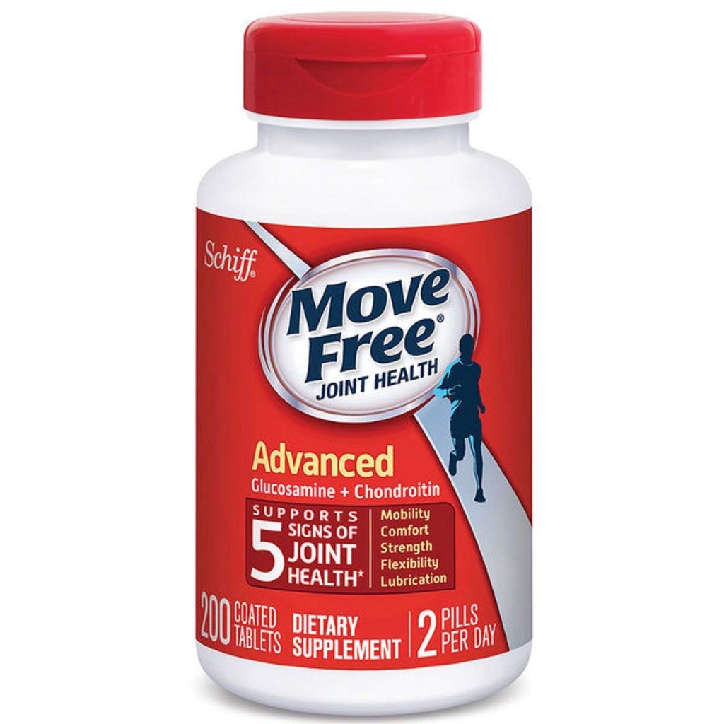 Move Free Advanced, Joint Health (200 loend) (2 Pack)