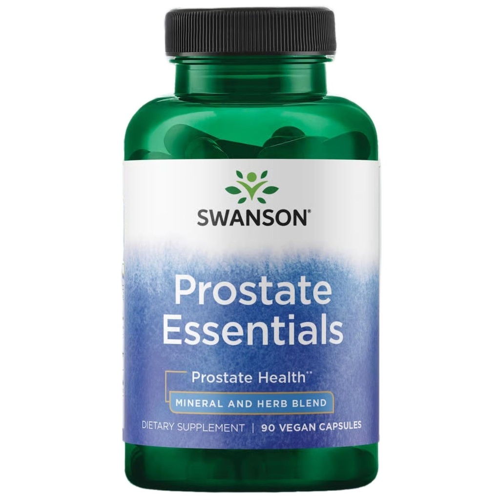 Swansoni eesnäärme põhitarbeained - mineraal- ja taimsed toidulisandid eesnäärme tervise toetamiseks - tsink ja Saw Palmetto valem, mis aitavad kuseteede voolu ja põie kontrolli - (90 Veggie kapslit) 1 pakend