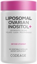 Koode Liposomaalsed munasarjad Inositool + Supplement - Myo-Inositool & D-Chiro-Inositool 40: 1 segu, folaat 5-MTHF, CoQ10, granaatõunad ja metsmustika, Liposomal Delivery, Non-GMO, Gluteenivaba - 120 kapslit
