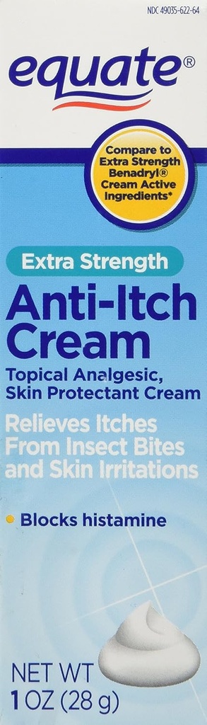 Equate - Anti-Itch Cream, Extra Tugevus, 1 oz
