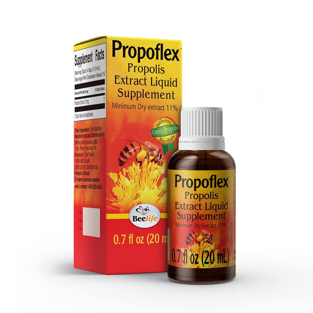 Beelife Brasiilia roheline taruvaik ekstrakt |11% kuivekstrakt, mesilase propolis Tinktuur, kõrge artepilliini-C tase - looduslik & Kosher, antioksüdant  Rich rikkalik toidulisand tervisele, heaolu- Propolis tilgad, 20 ml
