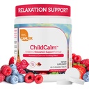 Zahler ChildCalm, Kosher Fruit Punch Näritav Magneesium lastele - looduslik rahu, meeleolu tugi ja lõõgastav - rahustav lapsed Magneesium Supplement Laste Magneesium, 60 tabletti