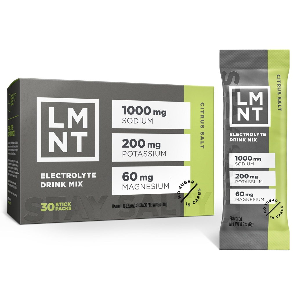 LMNT nullsuhkru elektrolüüdid - tsitrussool | Joogisegu | 30-kohaline