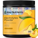PÕHITOITMED Multivitamiinelektrolüüdid Pulber puudub suhkur - Troopiline virsik Mango Elektrolüüt pulber - Vastupidavus ja energialisand - Hüdropulber - Ei Kaloreid - 90 Servings - Valmistatud USA-s