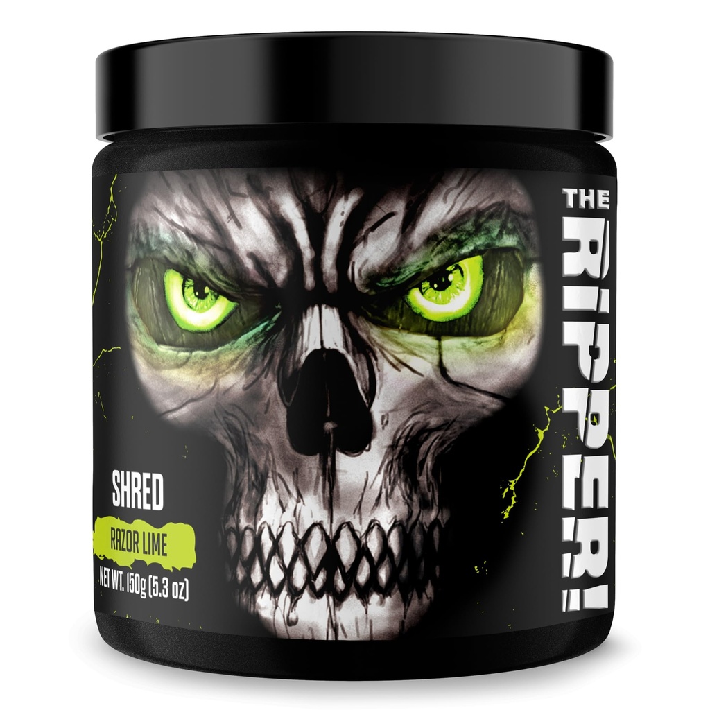 JNX Sports Rappija! Fat Burner Pre Workout meestele ja naistele - termogeenne rasva põletamine pulber ja isu supressant, suurendada energiat ja vastupidavust - Razor Lime, 30 Servings