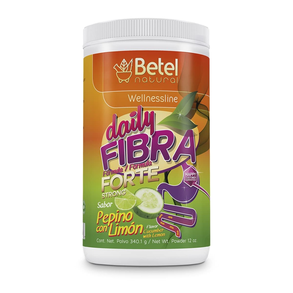 Betel Natural Daily Fibra Forte Formula / Tugev valem - Extreme Colon Cleanse Kurk sidruniga (Pepino con Limon)