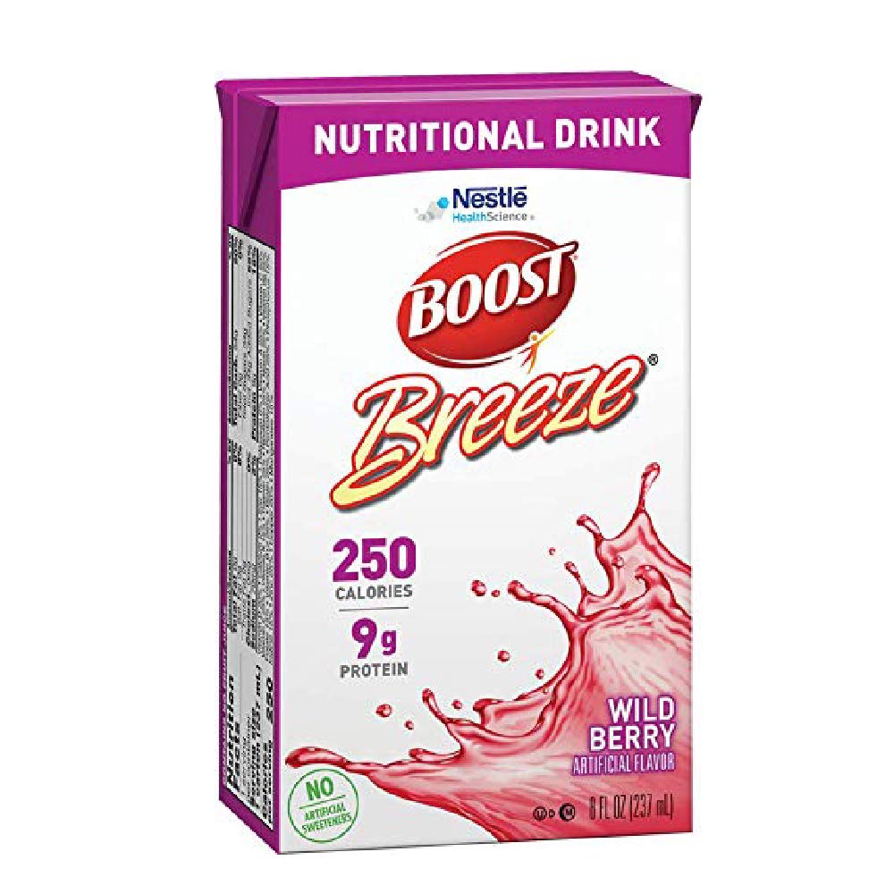 Boost Breeze Toitumisjook, Wild Berry Box, 8 Fl Oz (pakk 27)