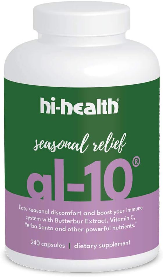 Hi-Health AL-10 hooajaline relief Natural Non-Drowsy Immune Booster, 240 kapslit
