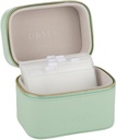 SAGE Dosey Travel Pill Case & Easy-Slide Pouches - Vegan Nahk Igapäevane Pill Korraldaja 7 Õhukindlat Tasku Ravimite Säilitamiseks Ja Kaitseks - Stiilne Ravimite Korraldaja