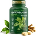 Ashwagandha kompleks 800mg koos GABA, L-Theanine & B6 - Adaptogeenne tugi rahulikuks, fookuseks ja meeleoluks - 60 kapslit - tugevam kui 600mg - mitte-GMO, gluteenivaba