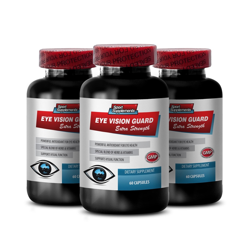 Eye Formula Lutein & zeaksanthin - Eye Vision Guard - Extra Tugevus, Bilberry Supplement, Eye Vitamiinid Vision, Bilberry Ekstrakti Silmad, Vision Support Pills, Luteiin Bilberry, 3B 180 Caps