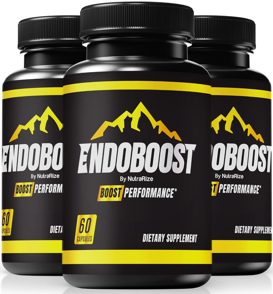 (3 Pack) Endoboost meestele - (ametlik) Endo Boost Performance, Endo Boost Supplements, Endoboost Boost Kapslid, Endobost Reviews for Health Pills Pro Advanced Formula (180 kapslit)