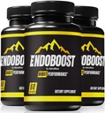 (3 Pack) Endoboost meestele - (ametlik) Endo Boost Performance, Endo Boost Supplements, Endoboost Boost Kapslid, Endobost Reviews for Health Pills Pro Advanced Formula (180 kapslit)
