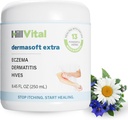 HillVital ekseemi kreem lastele - täiskasvanute niisutaja, taimsete beebide ekseemi leevendamine, süsikareljeefide ravi, süsikavastane lotion ja seborrheiline dermatiit Balm 8,5 fl oz