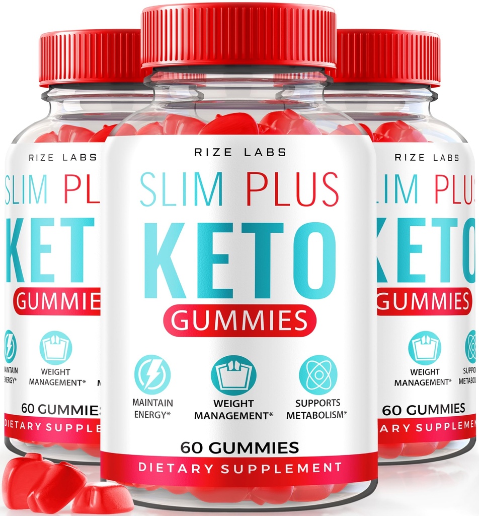 Rize labs - Slim Plus Keto ACV Gummies Advanced kaalulangus, kõik looduslik õunasiidri äädikat täiendada (180 Gummies)