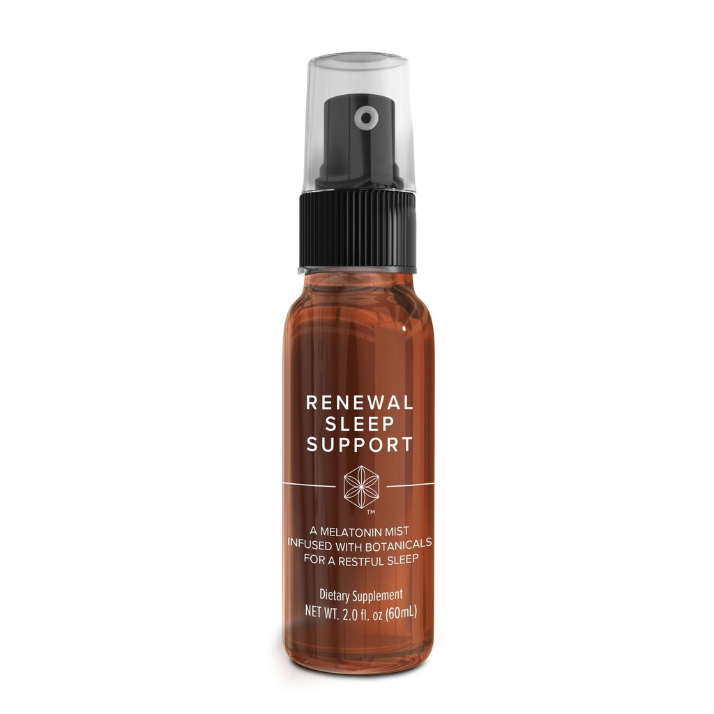 Isagenix Renewal Sleep SupportTM - Fast-Acting Oral Melatonin Sleep Spray - Infundeeritud botaanika loodusliku une tsükli ümberkorraldamine - värskendav Cool Spearmint Maitse - No kunstlikud koostisosad