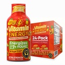 Vitamiinienergia fookus + ekstra tugevus Energia Shot Tropical Infusioon 24 Pack, 260mg looduslik kofeiin, B-vitamiinid, CoQ10, aminohapped, fookus, tootlikkus ja selgus, nullsuhkur, gluteenivaba, 1,93 fl oz