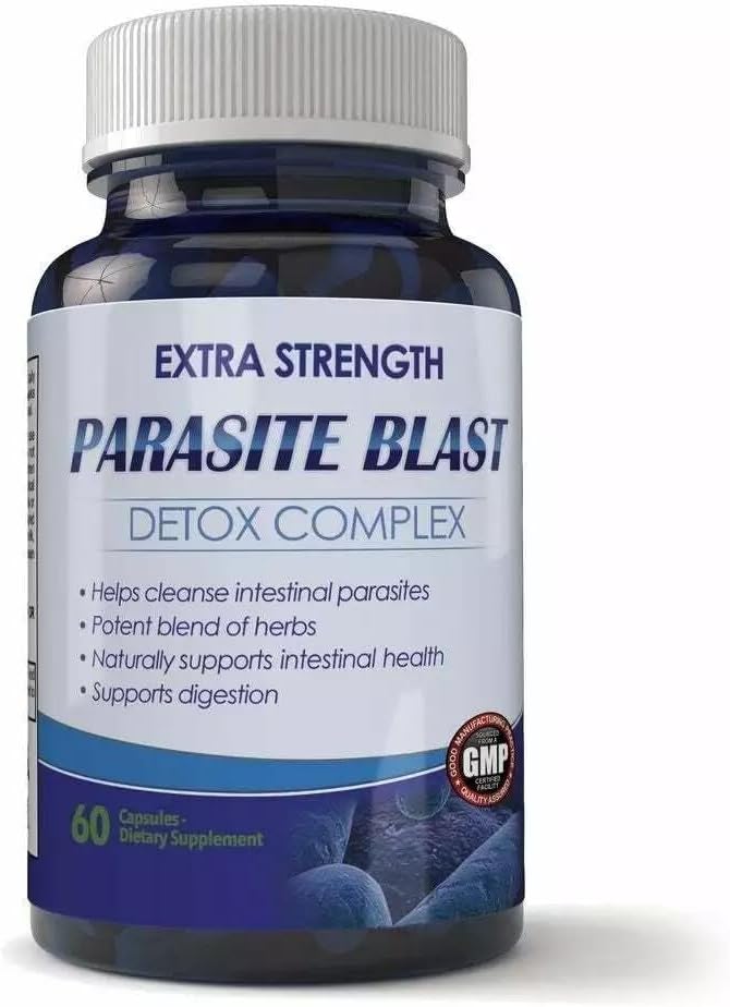 Parasite-Blast Cleanse Detox: 60 kapslit kiireks keha tugevdamiseks ja tervise puhastamiseks, looduslik puhastamine