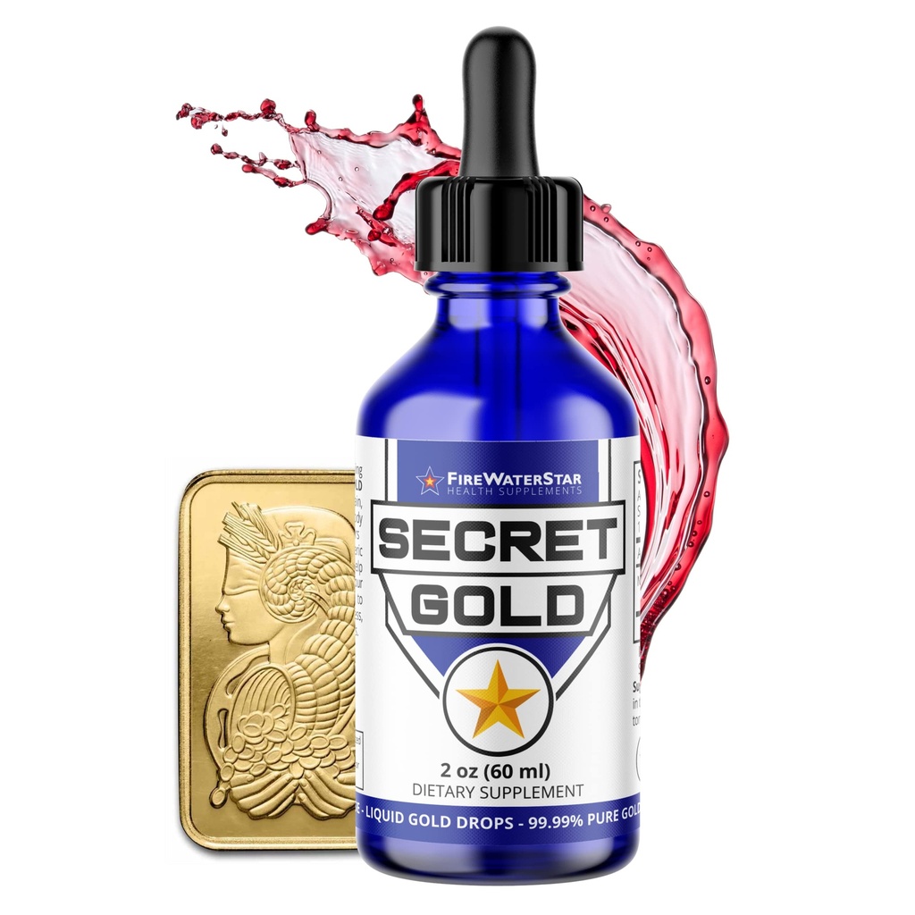 FWS Colloidal Gold Liquid Drops, Ascension Meditation Spiritual Aid Brain Boost, Enhance Awareness Clarity Dreams Intuitsioon, valmistatud 99,99% puhtast Šveitsi kullast, 100 ppm, Ruby Red, Real 24K