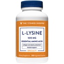 Vitamiin Shoppe L-Lysine 500MG üks kord päevas (300 kapslit)