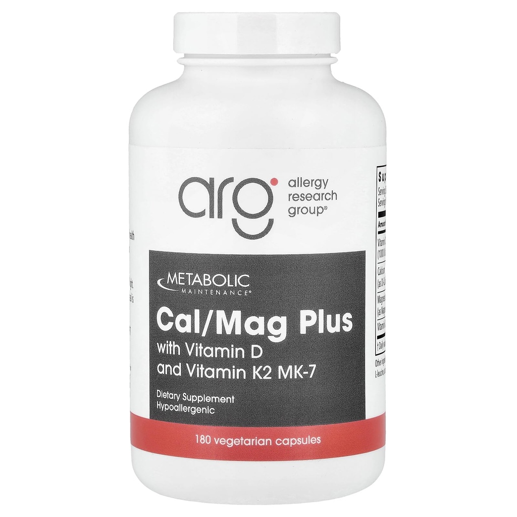 Metaboolne hooldus - Cal / Mag Plus w / Vitamiin D & K2 180 korki
