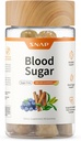 Snap Supplements Blood Sugar Gummies, toetada tervislikku veresuhkru taset ja suhkru ainevahetust, näritav veresuhkur Blend, kaneelikoor ja mustikas Fruit Extract, Natural Melon Maitse, 60 Gummies