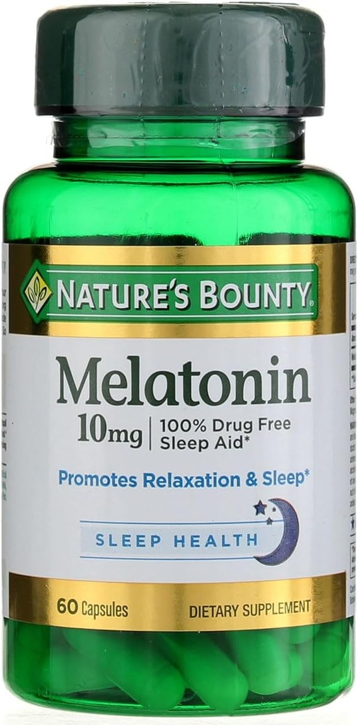 Looduse pearaha melatoniin 10mg kapslid 60 ea (pakk 2)