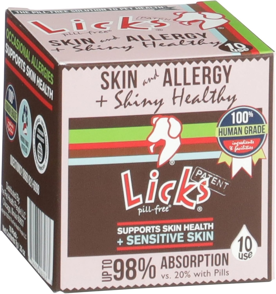 Licks - Naha ja allergia koertele - LiquiPaks - 10 Kasutamine