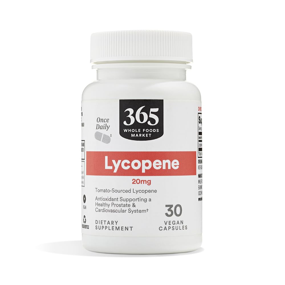 365 poolt kogu toiduturg, lükopeen 20 mg, 30 krahv