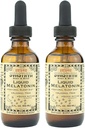 SVASTHYA BODY & MIND Vedel melatoniin - soodustab loomulikku und - Alkoholivaba täiskasvanutele ja lastele, valmistatud USAs, 2 oz, pakend 2