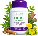 Intus Heal Colon Cleanse ja soolestiku tervise täiendus naistele - Ayurveda Detox Cleanse seedetrakti tervisele - Gut Detox Cleanse & Body Detox naistele - 60 tabletti