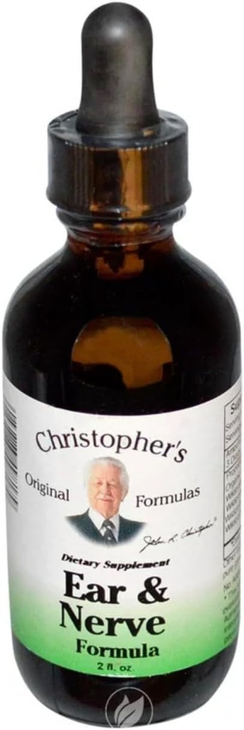 Christopheri originaalvalemid Kõrva ja närvi ekstrakt, Närvisüsteemi tugi, 2 fl oz - pakend 2