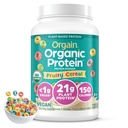 Orgaaniline veganvalgu pulber, puuviljane teravili - 21 g taimset valku, 8 g prebiootilist kiudainet, madala netosüsivesiniku, laktoosita koostisaineid, lisatud suhkrut, mitte-GMO, raputamiseks ja smuutideks, 2,03 lb