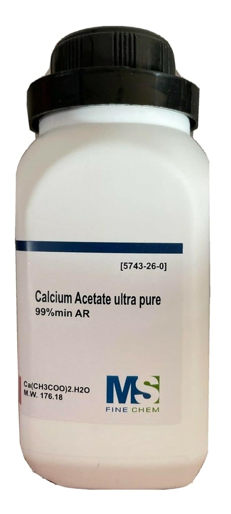 Kaltsiumatsetaat, Ultra Pure, 99% min. 100 Grams