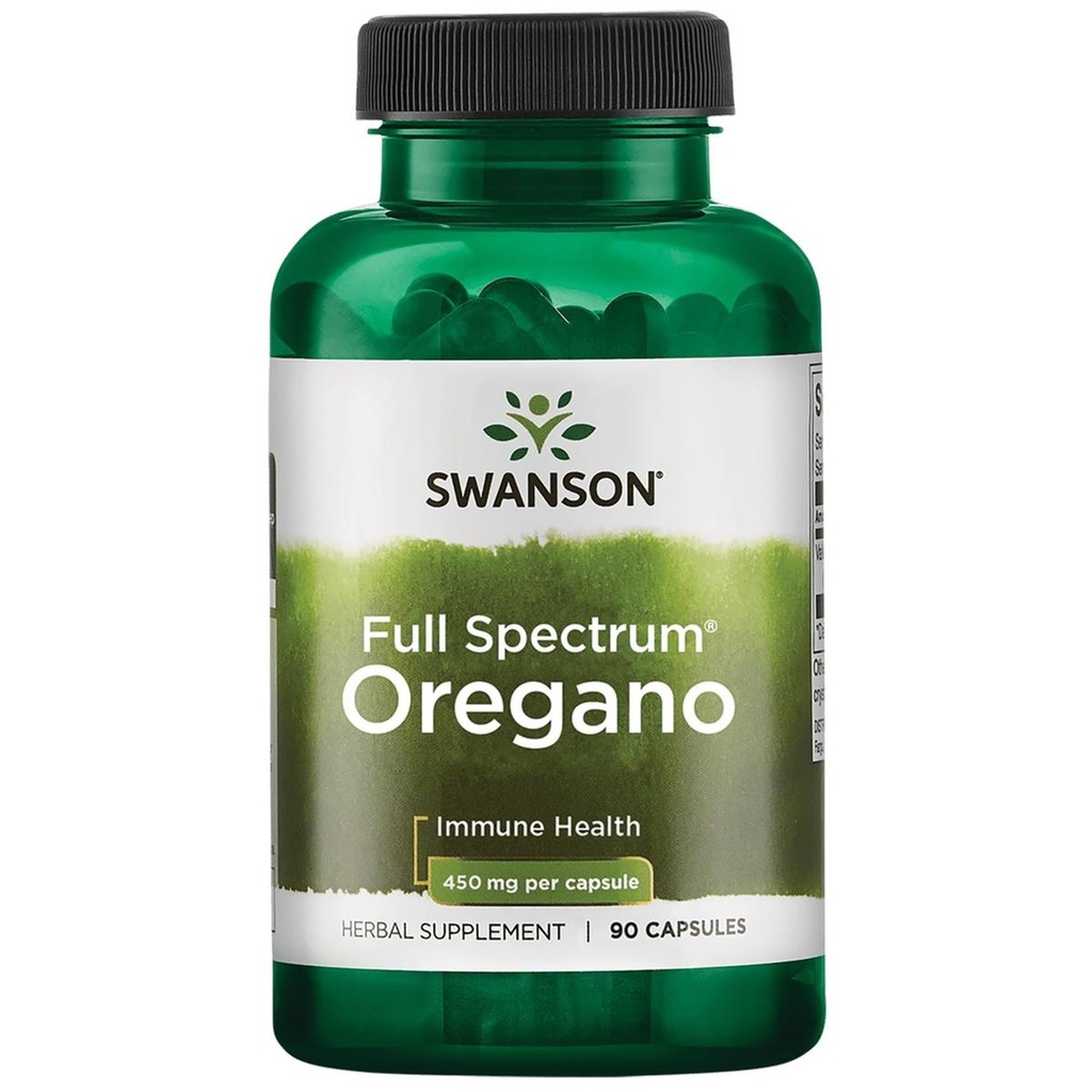 Swanson Oregano 450 milligrammi 90 kapslit