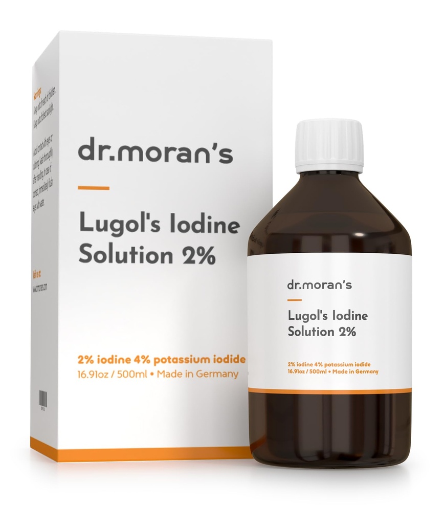 LUGOLi joodi 2% lahendus | USP / PH. EUR. | 16.91oz | Valmistatud Saksamaal