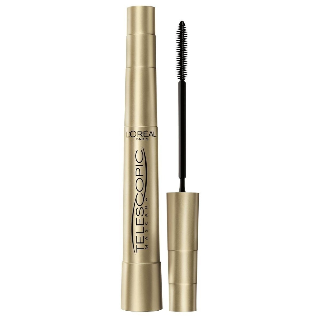 2 x L'Oreal Paris Teleskoop Kõrge täpsusega Paindlik 8 ml ripsmetušš - must