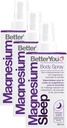 BetterYou Magnesium Lihasmassi pihusti - Lõõgastav paikne magneesium ja eeterlik õlipihustus - Lavendel ja kummel - soodustab paremat und - 3,38 oz (3 pakk)